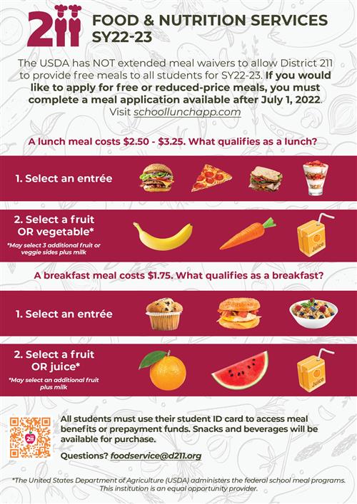 Food & Nutrition Menu 2022-2023
